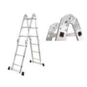 Лестница алюм. многофункц. 4х3 ступ. (стрем.-175см, лестн.-360см) 10,5кг (шарнир.) STARTUL