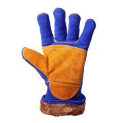 Краги спилковые САПФИР мех мутон