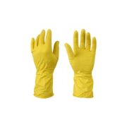 Перчатки хозяйст.латекс в инд. упак L желтые KOMFI