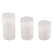 Свеча декоративная CL7-SET3-wh с пультом 2хAA для каждой свечи (не в компл.) бел. (уп.3шт) ФАZА