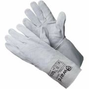 Краги GWARD Extra спилковые, СЕРЫЕ, без подклада, р-р XXL(11)