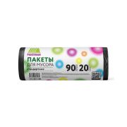 Мешки для мусора 90л 20шт 10мкм