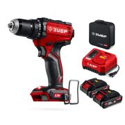 Шуруповерт аккумуляторный ударный ЗУБР, Б/Щ, 20В, 2 акк. 2,Ач, 65 Нм, сумка