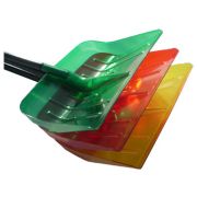 Лопата ЛСУП-530-П Кристалл поликарбонат прозр. с полимер.покр черенок Сузун