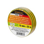 Изолента ПВХ желто-зеленая STARTUL PROFI 18мм*20м