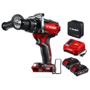 Шуруповерт аккумуляторный ударный б/щ 20В, 2АКБ, 165Нм,2х2.0Ач, сумка. ЗУБР